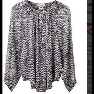 Isabel Marant pour H & M silk blouse, size 6